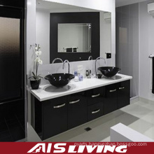 Middle East Style Melamine Bathroom Cabinets Mirror Vanity (AIS-B015)